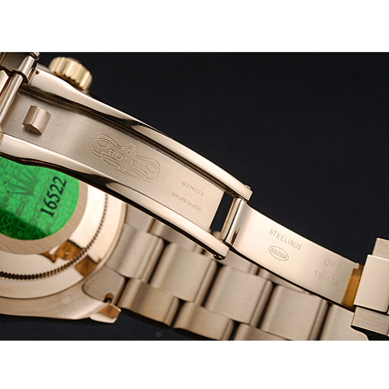 AAA replica watch Bezel Yachtmaster Dial Rolex II 622271 Gold White Blue Bracelet 0731